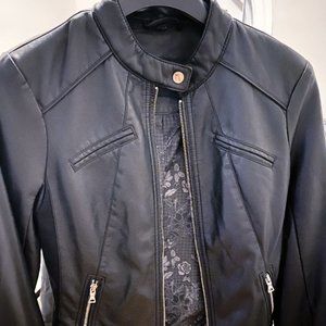 Guess Faux-Leather Moto Jacket
